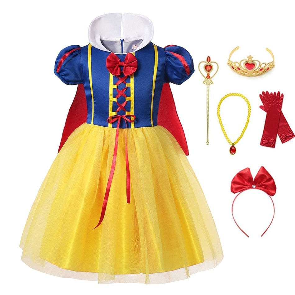 Baby Girl's Snow White Princess Birthday Party Fancy Dresses Bennys Beauty World