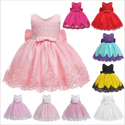 Baby Girls Birthday/Christening Cotton/Lace Dresses BENNYS 