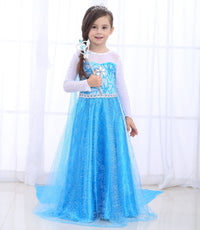 Baby Girls Fancy Princess Elsa Costume Cosplay Birthday Party Dress Bennys Beauty World