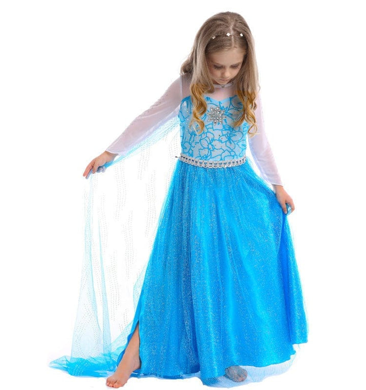 Baby Girls Fancy Princess Elsa Costume Cosplay Birthday Party Dress Bennys Beauty World