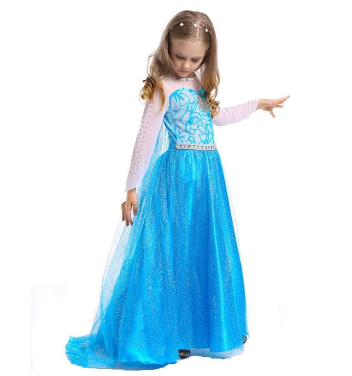 Baby Girls Fancy Princess Elsa Costume Cosplay Birthday Party Dress Bennys Beauty World