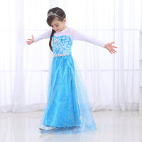 Baby Girls Fancy Princess Elsa Costume Cosplay Birthday Party Dress Bennys Beauty World