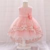 Baby Girls Lace Embroidered Princess Christening Party Dress Bennys Beauty World