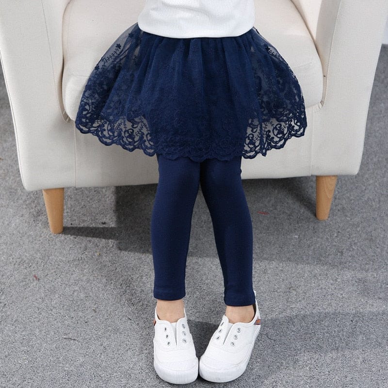 Baby Girls Leggings Lace Princess Skirt-pants  For Kids 2-7 Years Bennys Beauty World