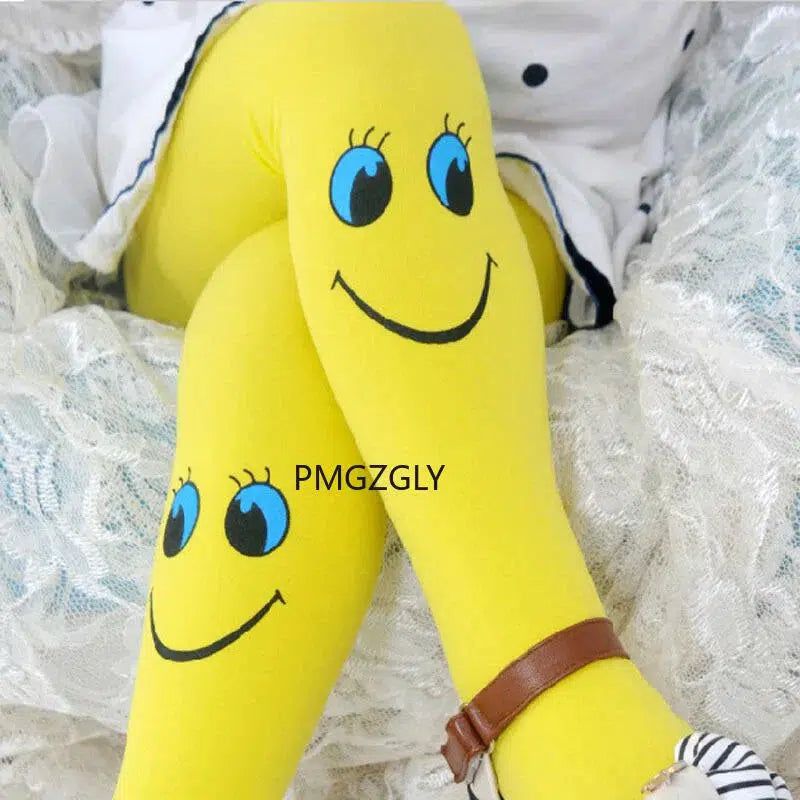 Baby Girls Tights Cute Smile Face Pantyhose Stockings Bennys Beauty World