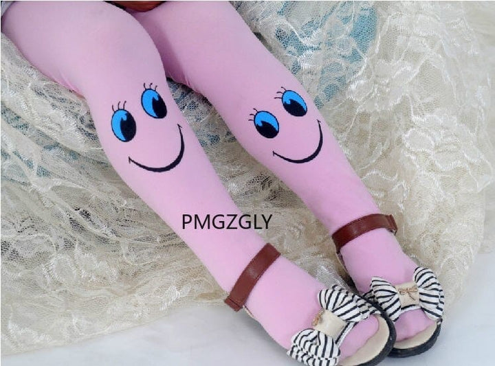 Baby Girls Tights Cute Smile Face Pantyhose Stockings Bennys Beauty World