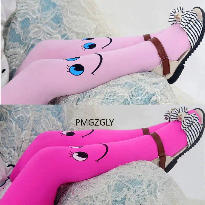 Baby Girls Tights Cute Smile Face Pantyhose Stockings Bennys Beauty World