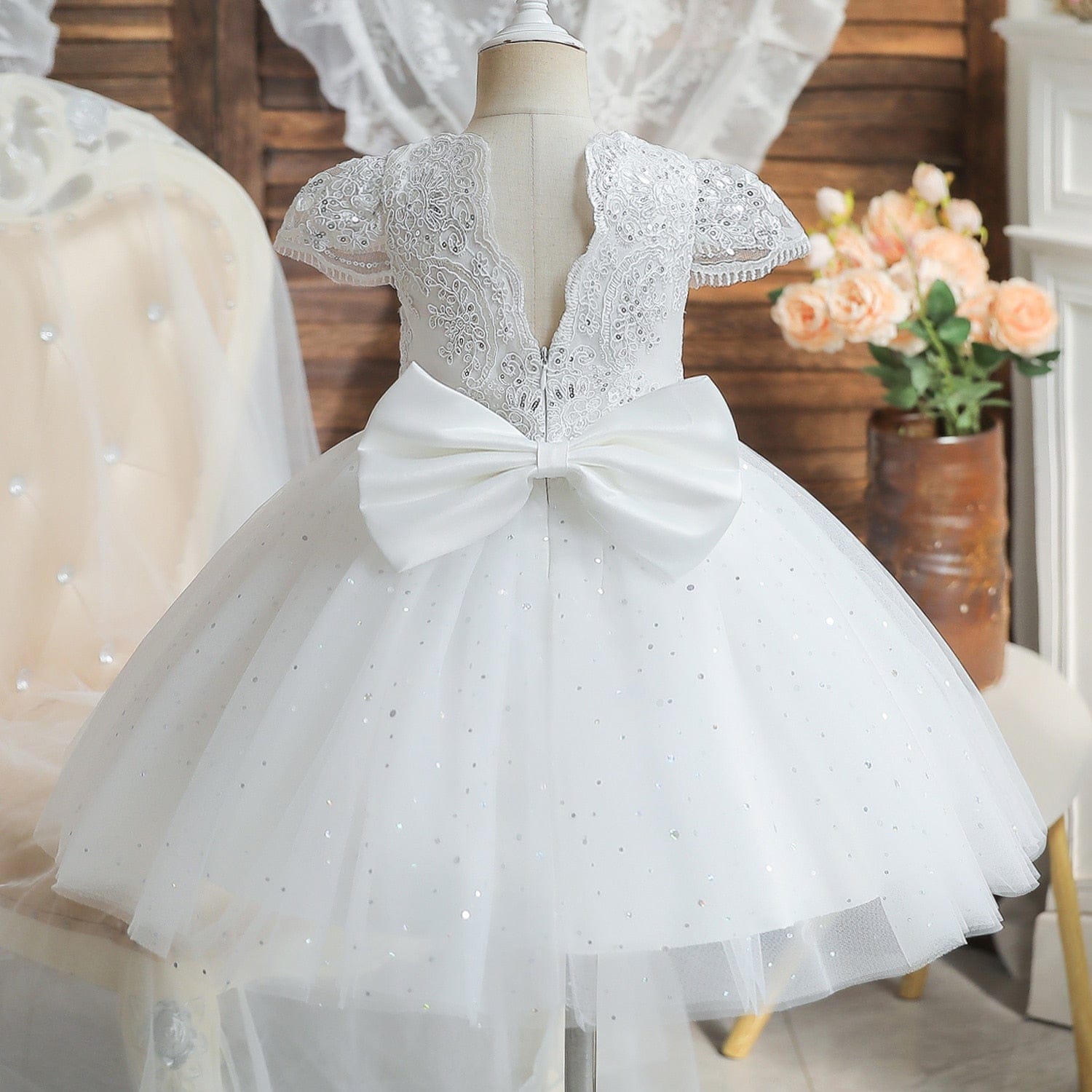 Princess store gown white