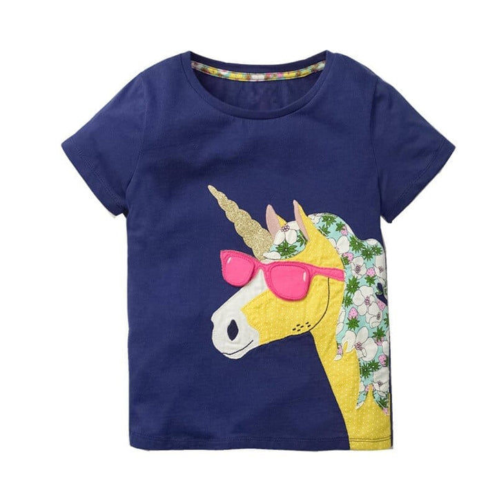 Baby Girls t-shirt 100% cotton kids summer clothes Bennys Beauty World