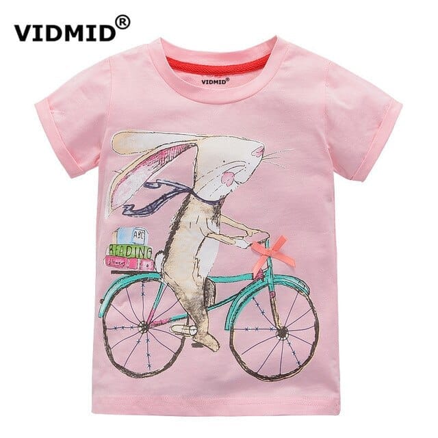 Baby Girls t-shirt 100% cotton kids summer clothes Bennys Beauty World