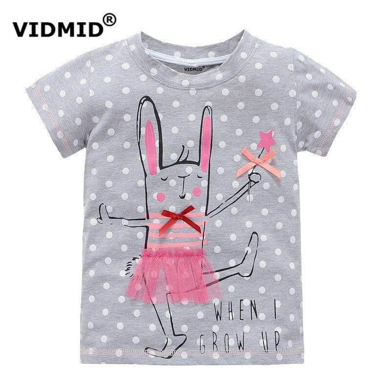 Baby Girls t-shirt 100% cotton kids summer clothes Bennys Beauty World