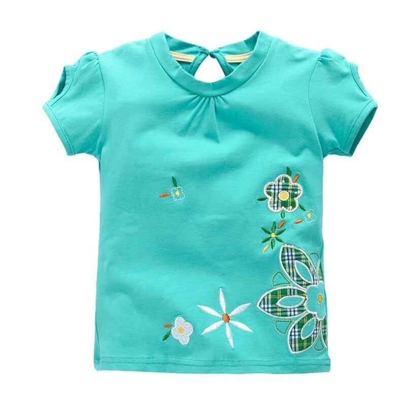 Baby Girls t-shirt 100% cotton kids summer clothes Bennys Beauty World
