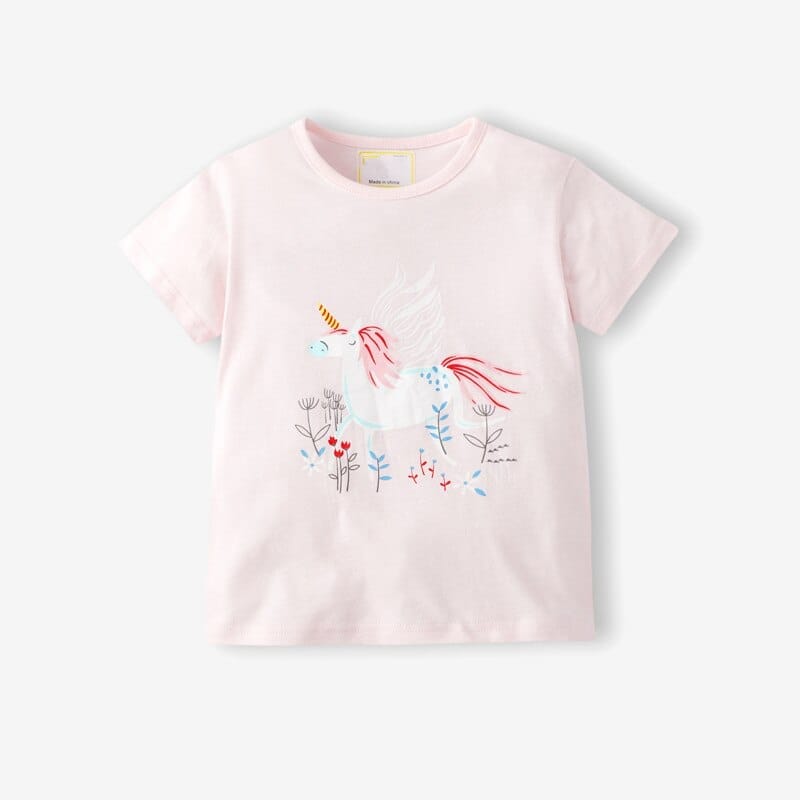 Baby Girls t-shirt 100% cotton kids summer clothes Bennys Beauty World