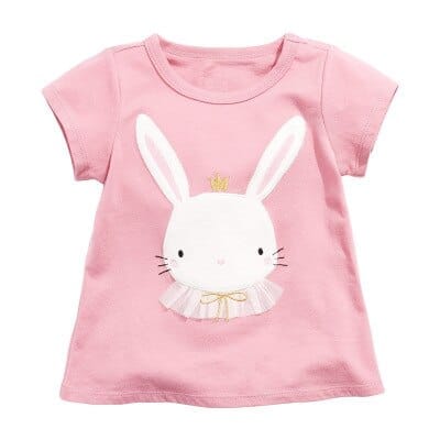 Baby Girls t-shirt 100% cotton kids summer clothes Bennys Beauty World