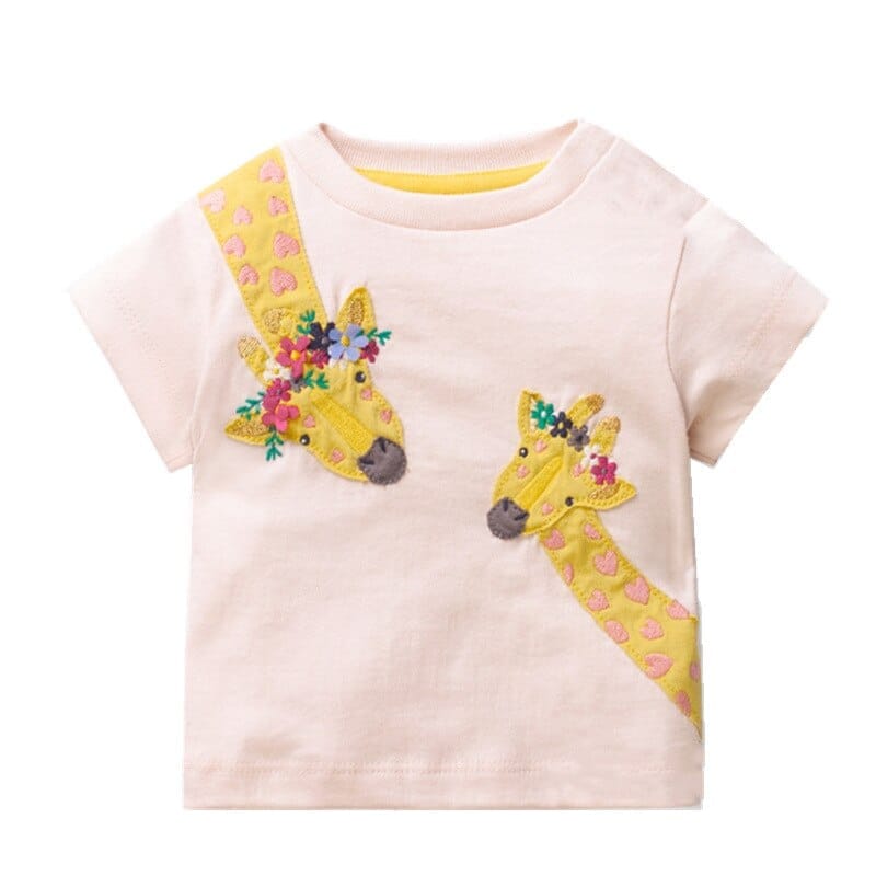 Baby Girls t-shirt 100% cotton kids summer clothes Bennys Beauty World