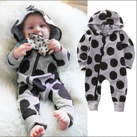 Baby Hooded Jumpsuit Zipper Clothes BENNYS 