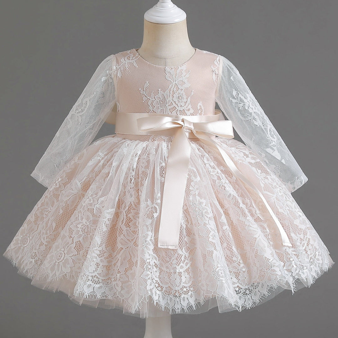 Baby Lace Flower Tutu Gown Bennys Beauty World