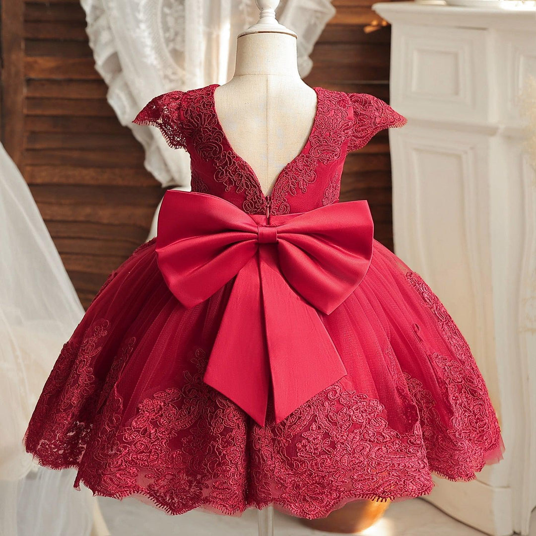 Baby Lace Flower Tutu Gown Bennys Beauty World