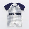 Baby One-piece Clothes Summer Thin Boy Baby Romper Pure Cotton Bennys Beauty World