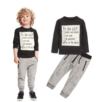 Baby boy Casual clothes T-shirt + pants 2pcs suit For 3-7 Years Bennys Beauty World