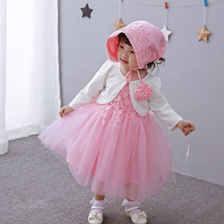 Baby's Wedding Dress, Girl's Full Moon Dress, Baby Dress, Princess Wedding Dress  And Fluffy Dress BENNYS 