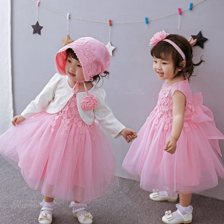 Baby's Wedding Dress, Girl's Full Moon Dress, Baby Dress, Princess Wedding Dress  And Fluffy Dress BENNYS 