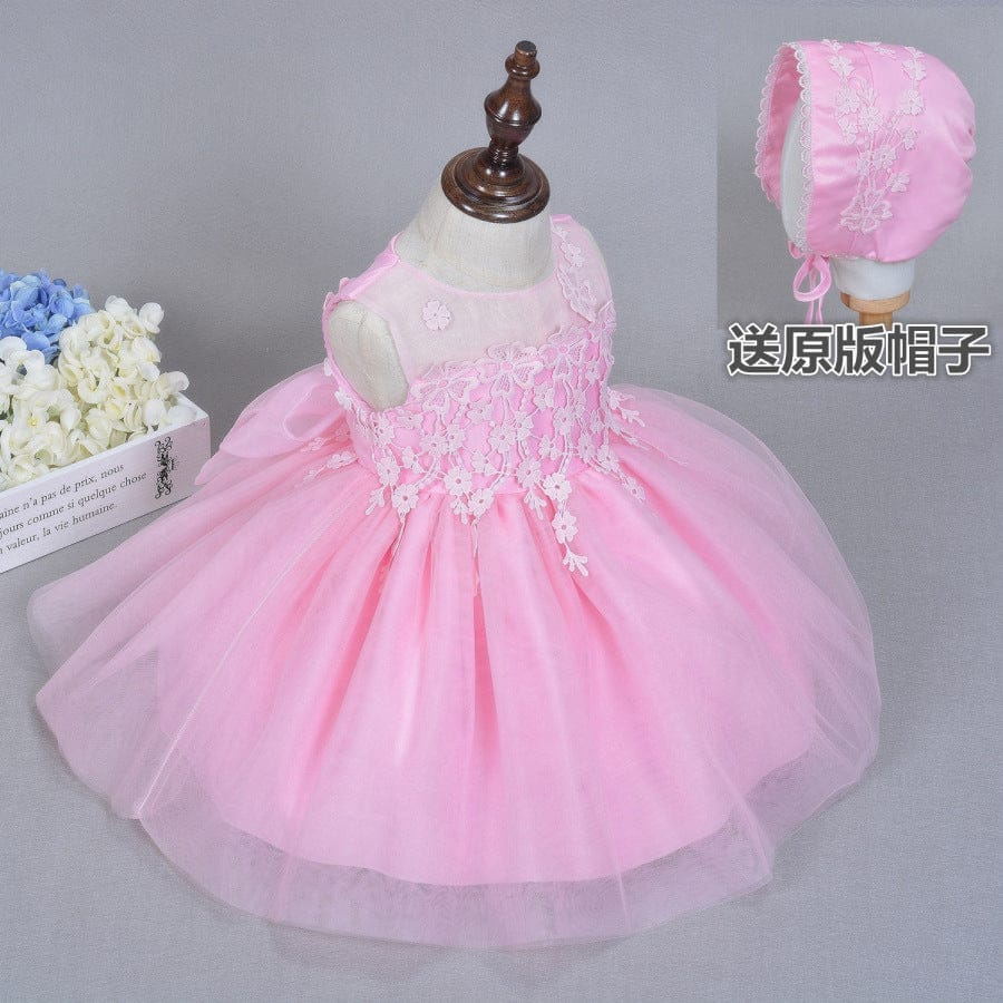 Baby's Wedding Dress, Girl's Full Moon Dress, Baby Dress, Princess Wedding Dress  And Fluffy Dress BENNYS 