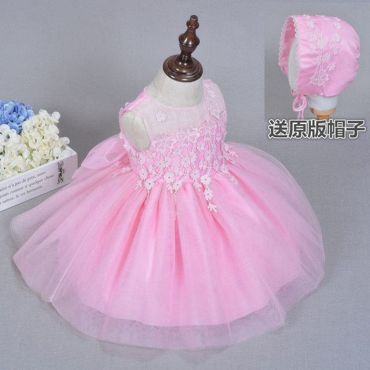 Baby's Wedding Dress, Girl's Full Moon Dress, Baby Dress, Princess Wedding Dress  And Fluffy Dress BENNYS 