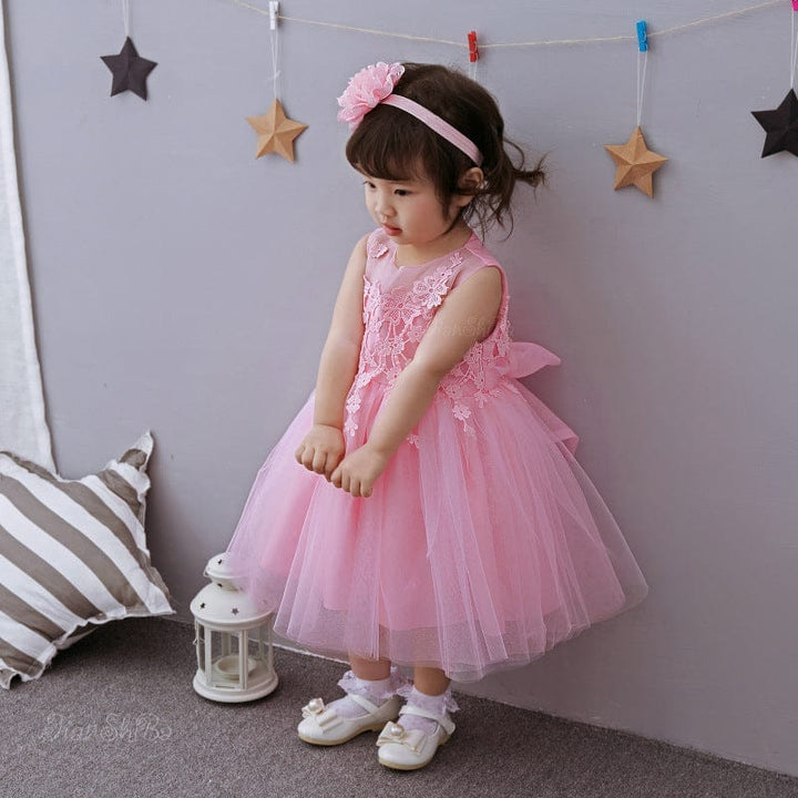 Baby's Wedding Dress, Girl's Full Moon Dress, Baby Dress, Princess Wedding Dress  And Fluffy Dress BENNYS 