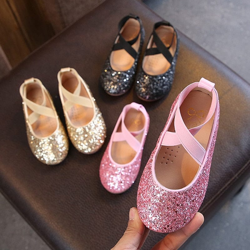 Ballet Flats Baby Girls Party Glitter Shoes Bennys Beauty World