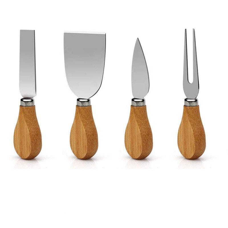 Bamboo Cheese Plate Set Bamboo Cheese Knife Bennys Beauty World