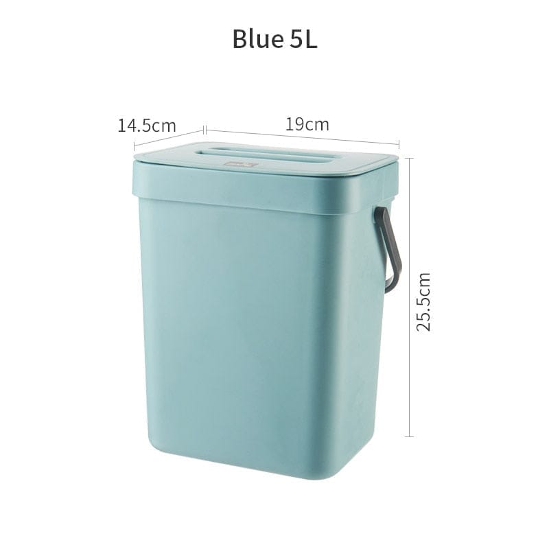 Bathroom Wall Mounted Trash Can Kitchen Waste Bin Bennys Beauty World