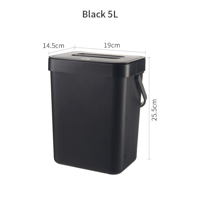 Bathroom Wall Mounted Trash Can Kitchen Waste Bin Bennys Beauty World