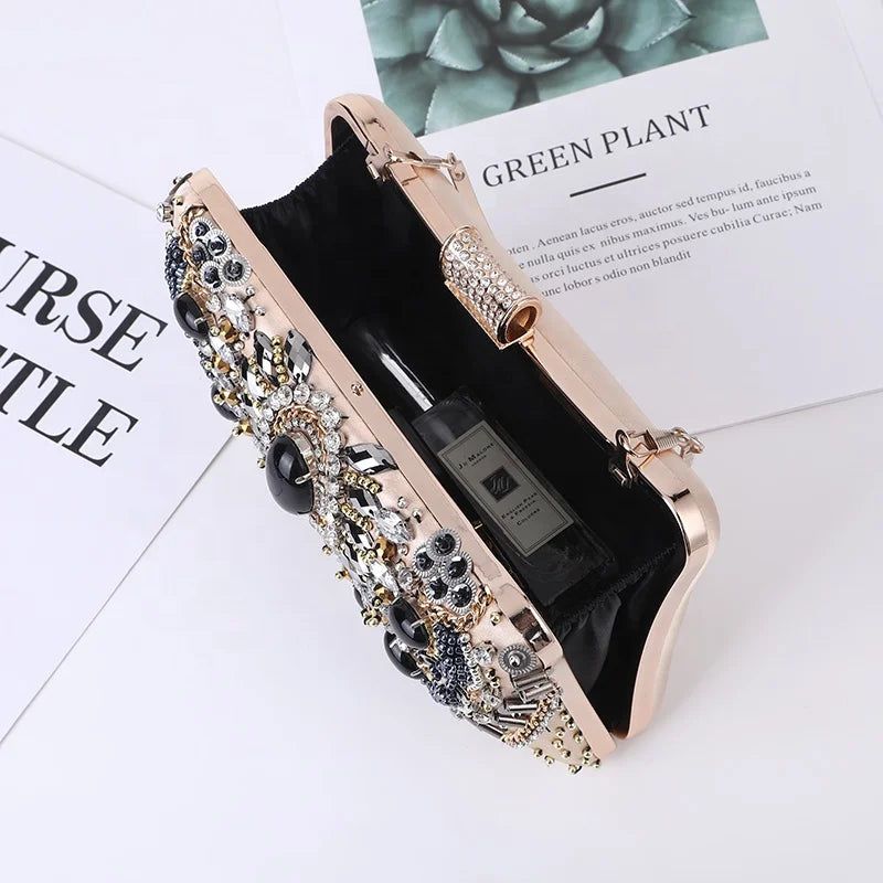 Beaded Evening Clutch Bag Elegant And Charming Bag Bennys Beauty World