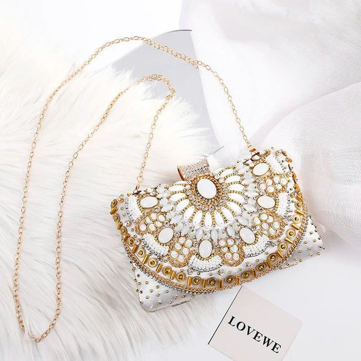 Beaded Evening Clutch Bag Elegant And Charming Bag Bennys Beauty World