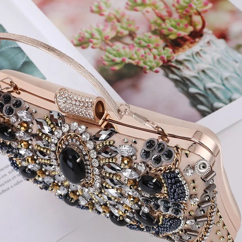 Beaded Evening Clutch Bag Elegant And Charming Bag Bennys Beauty World