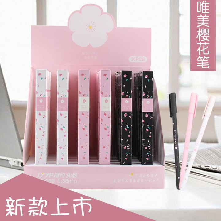 Beautiful Cherry Blossom Gel Pen Gift Set Business Signature Pen Bennys Beauty World