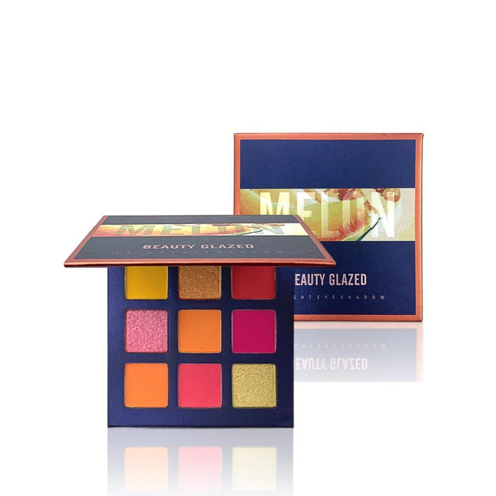 Beauty Glazed 9 color eyeshadow multicolor eyeshadow palette Bennys Beauty World