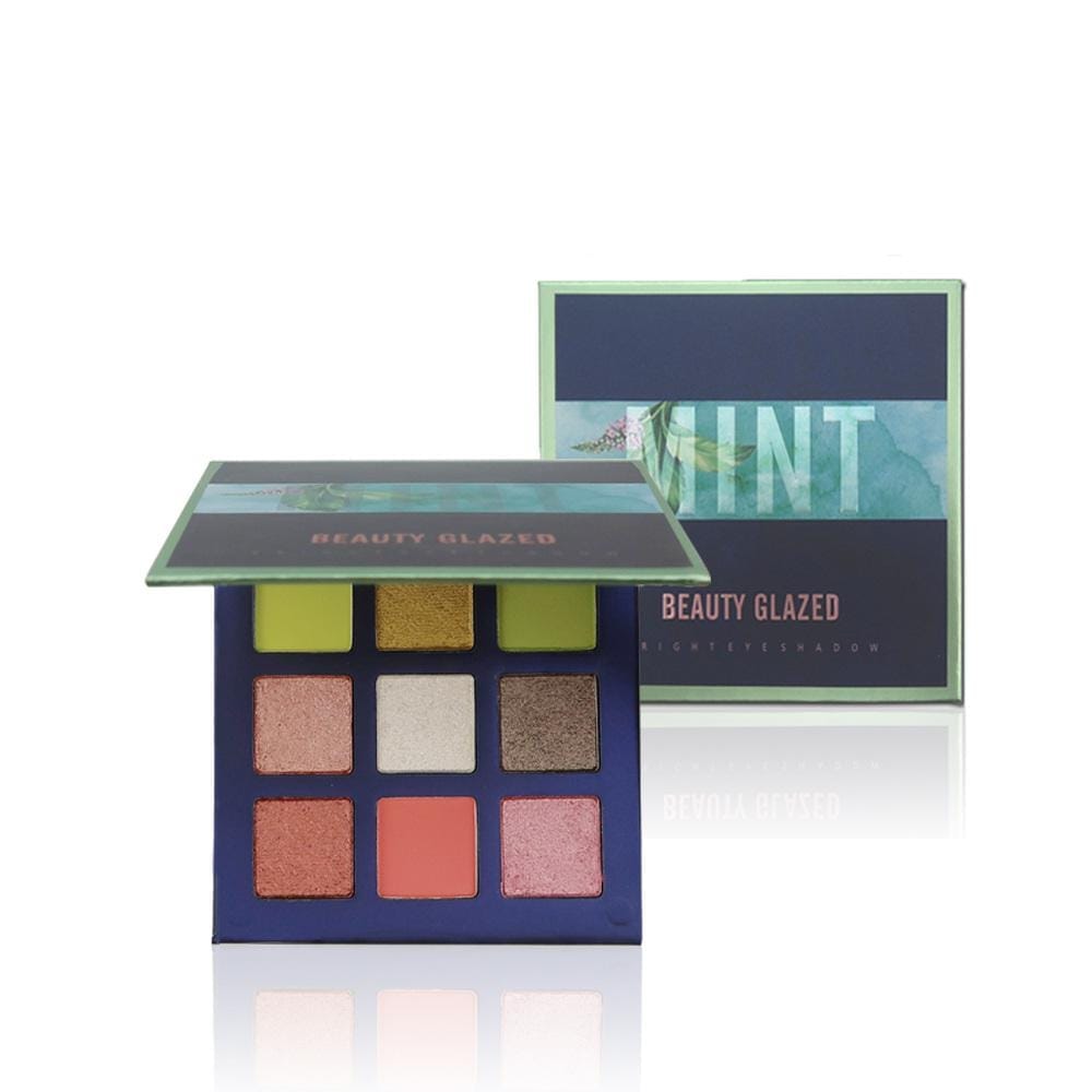 Beauty Glazed 9 color eyeshadow multicolor eyeshadow palette Bennys Beauty World