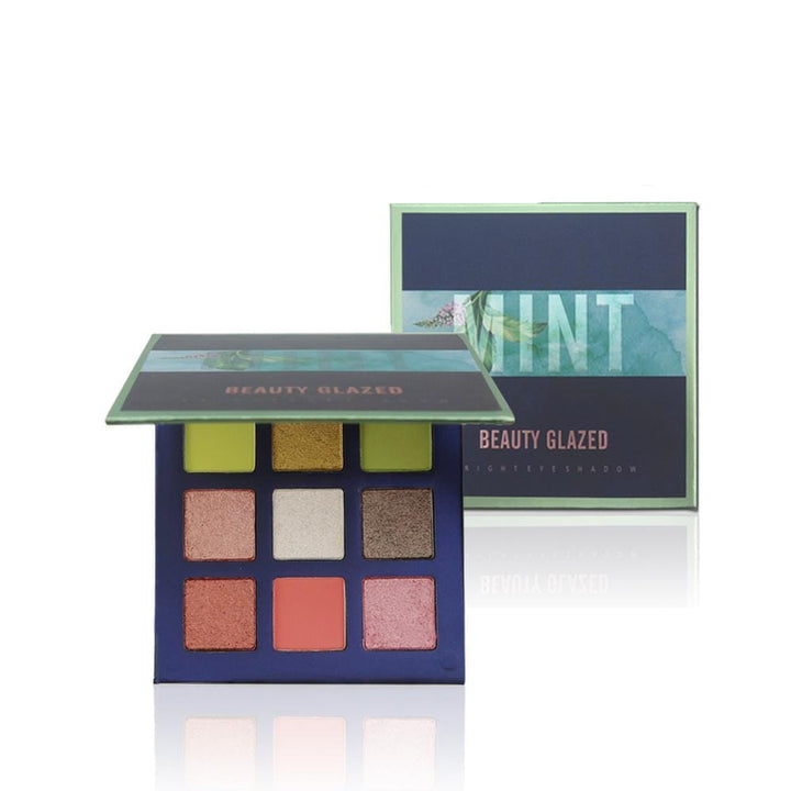 Beauty Glazed 9 color eyeshadow multicolor eyeshadow palette Bennys Beauty World
