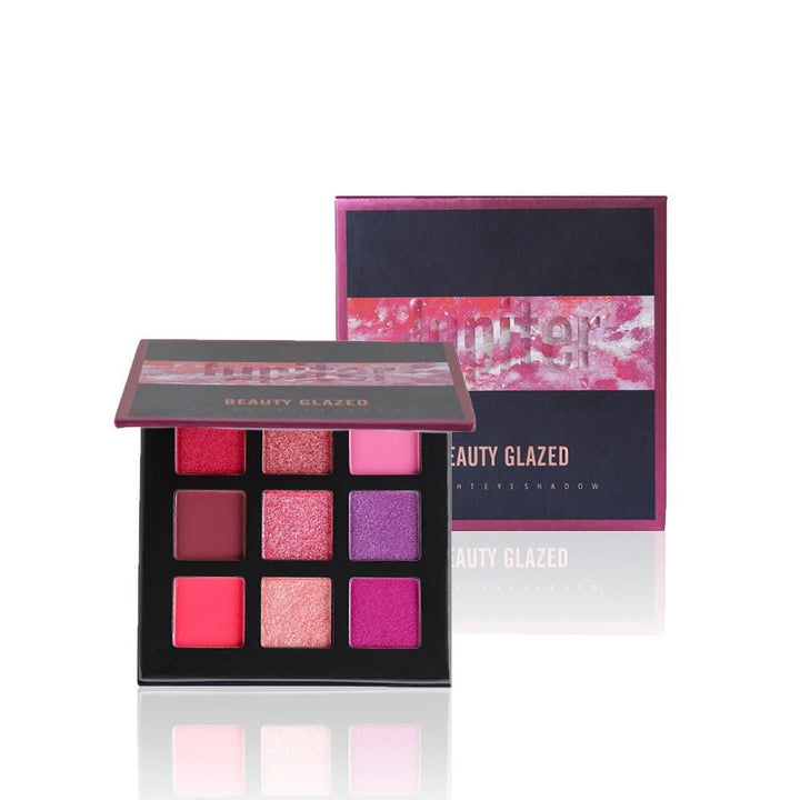 Beauty Glazed 9 color eyeshadow multicolor eyeshadow palette Bennys Beauty World