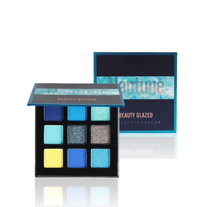 Beauty Glazed 9 color eyeshadow multicolor eyeshadow palette Bennys Beauty World