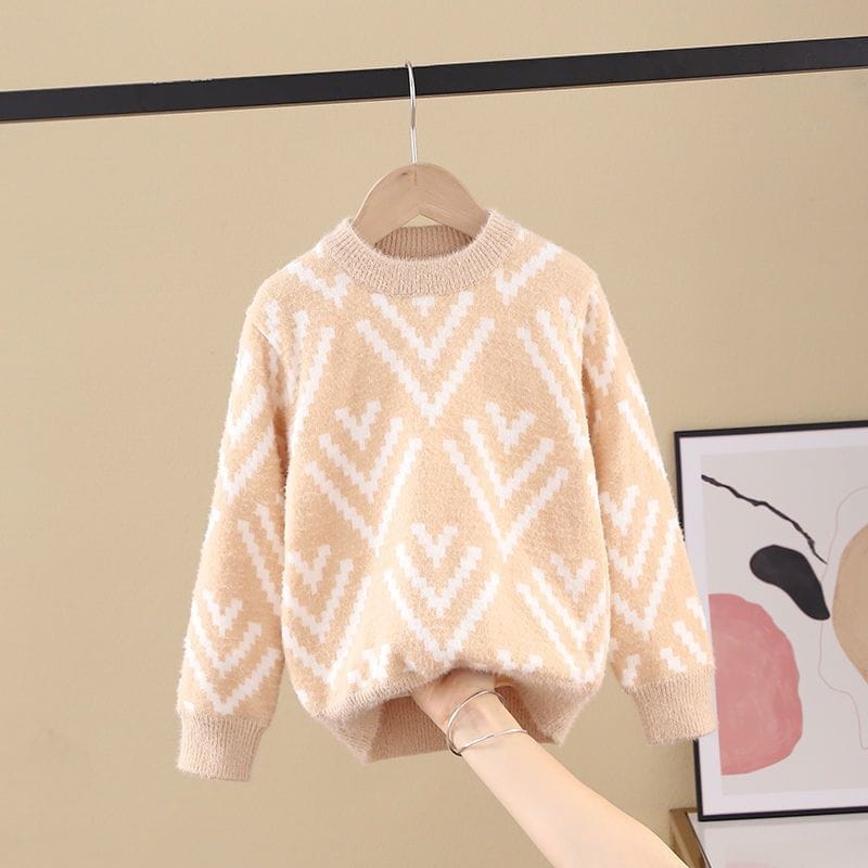 Big Children's Mink Wool Pullover Sweater Bennys Beauty World