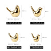 Bird Animal Statues Home Décor Modern Style Gold Decorative Ornaments for Living Room, BENNYS 