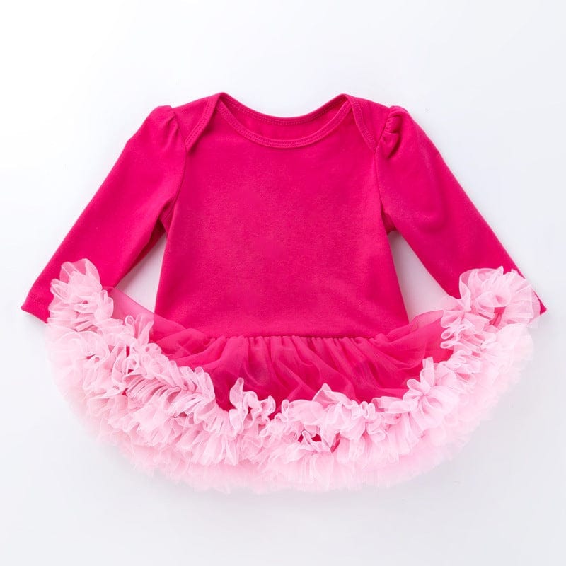 Birthday One-piece Dress Factory Outlet For Baby 0-2 Years Old Festive Romper Dress Bennys Beauty World