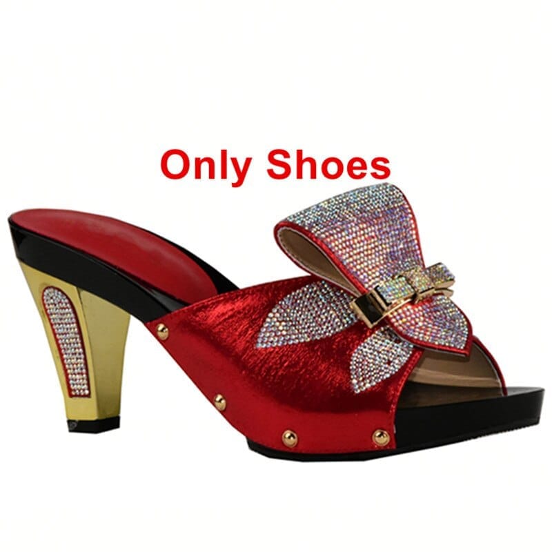 African hot sale color shoes