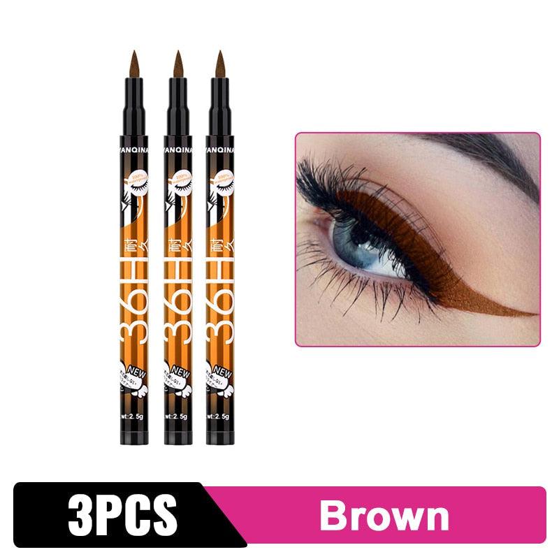 Black Liquid Waterproof Eyeliner Pencil 36H Bennys Beauty World