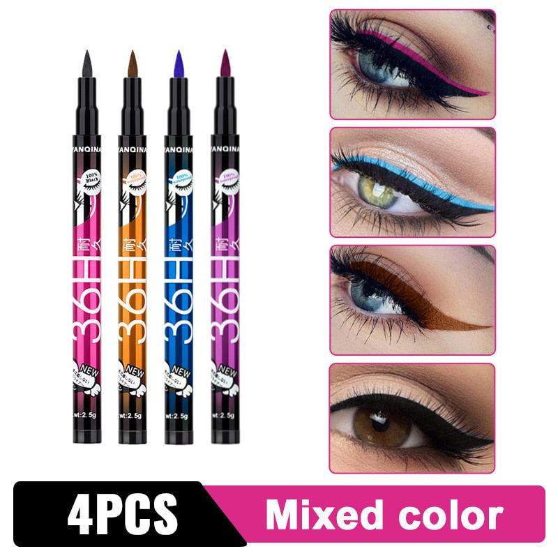 Black Liquid Waterproof Eyeliner Pencil 36H Bennys Beauty World