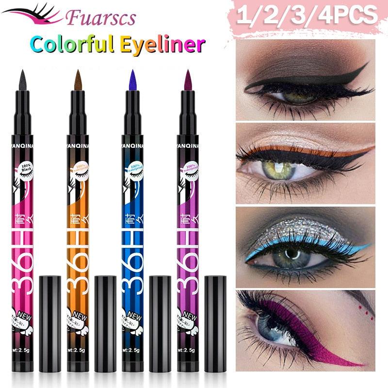 Black Liquid Waterproof Eyeliner Pencil 36H Bennys Beauty World