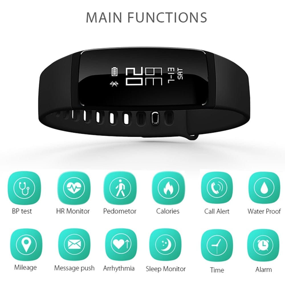 Blood Pressure Watch Heart Rate Monitor Smart Band Bennys Beauty World